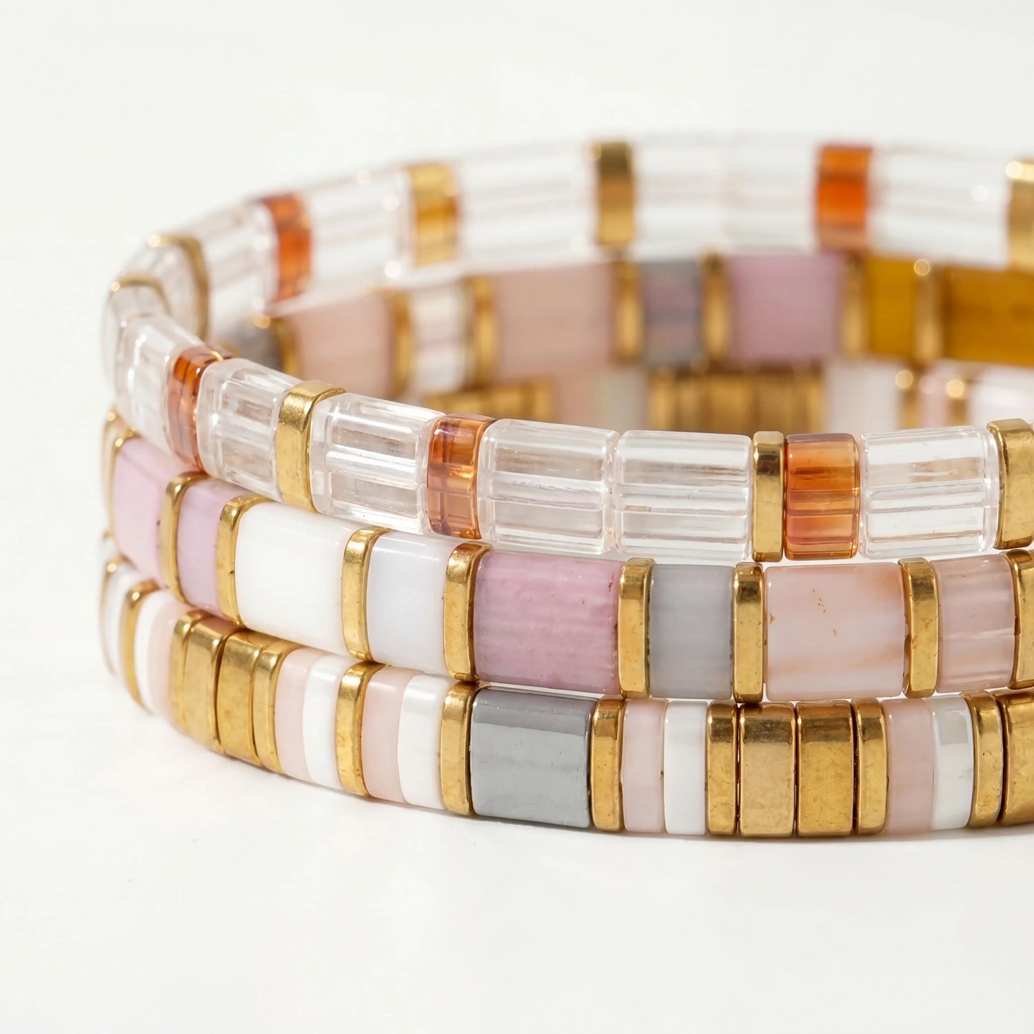 Tris Sorelia - Parure di Bracciali in Perline Miyuki
